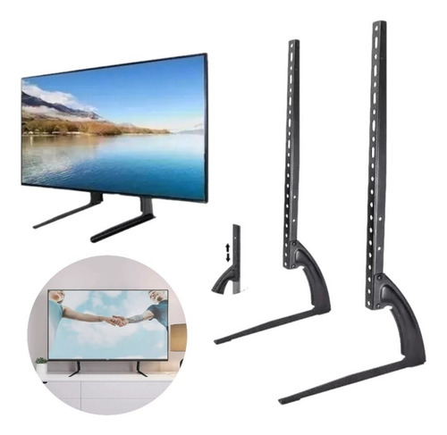 Base Soporte Tv Sobre Mesa Universal De 37 A 75 Pulgadas