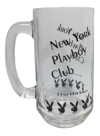 Jarra De Vidrio New York Playboy Clud Coleccionable