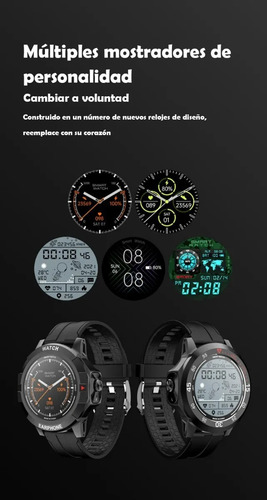 Reloj Inteligente Con Audífonos Bluetooth 2 En 1 N15