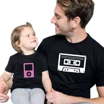 Comprar Kit De 2 Playeras Regalo Ideal Para Papá E Hija\u002Fo Cassette