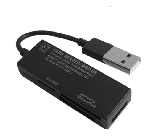 Qtqgoitem Usb Ranura Sd Ms Mmc Tf Lector Tarjeta Memoria