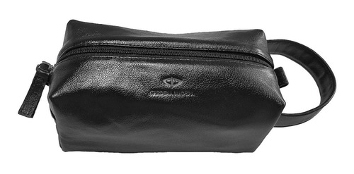 Imagem 4 de 5 de Necessaire 100% Couro Legitimo Forro Impermeável