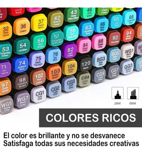 Set De Dibujo Con 48 Rotuladores De Colores