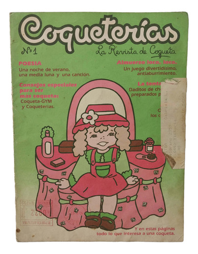 Coqueterias 1987 Lote 3 Revistas Catalogo Nenas Vintage 80s (Usado)