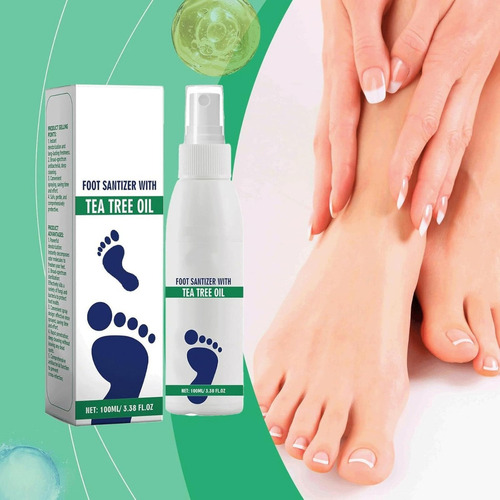 Spray Desinfectante Para Pies Con Aceite De Árbol De Té, Árb