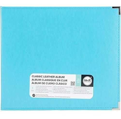 We R Memory Keepers 660901 Classic Piel Album 12x12 Aqua