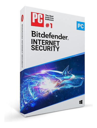 Bitdefender Internet Security Antivirus 1 Pc 2 Años Oficial