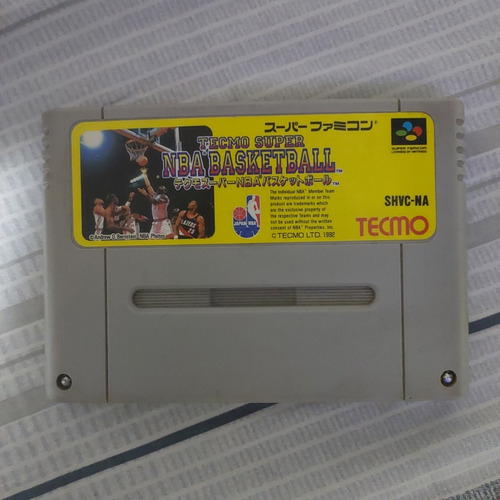 Tecmo Super Nba Basketball Original Japonesa Super Famicon 