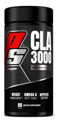 Prosupps CLA 3000 Lean Quemador De Grasa 90 Softgels Sin Sabor