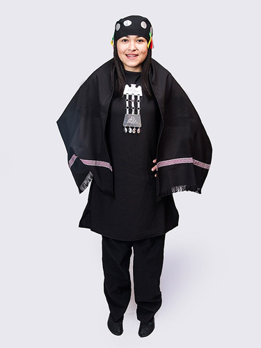 Traje Mapuche Niña Talla 10 Y 12