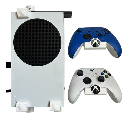 X Box Serie S Kit 2 Controles Inalámbrico Y Soporte De Pared Blanco (Usado)
