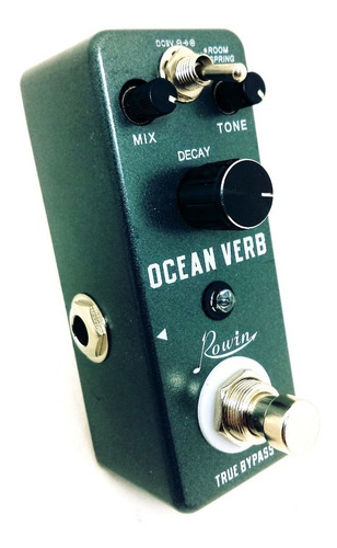 Ocean Verb Rowin Pedal Efecto Reverb Digital Guitarra Bajo