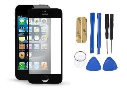 iPhone 6 Plus Tactil Mica Negro + Kit Destornilladores Nuevo