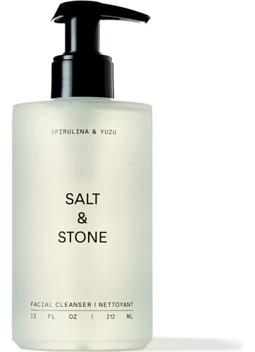 Salt & Stone Limpiador Facial | Limpiador De Sprirulina Y Yu