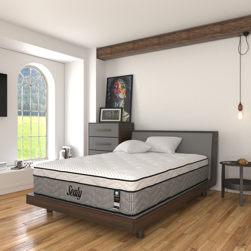 Colchón Queen Size Sealy Ortopédico Foam De Alta Densidad