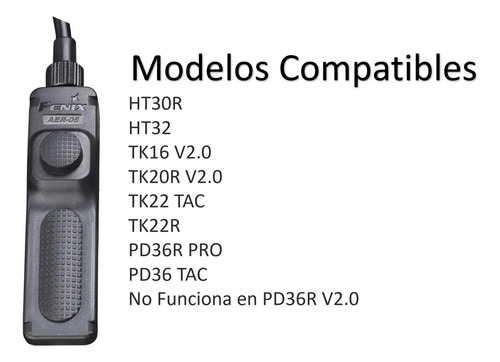 Switch Remoto Fenix Aer05 Modelos Compatibles En Descripcion