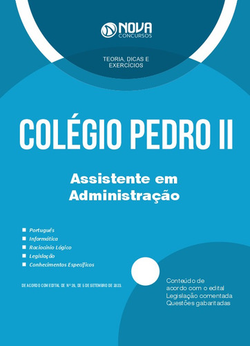 Apostila Colégio Pedro Ii Assistente Em Administração 2023