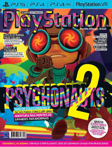 Revista PlayStation 284, de a Europa. Editora Europa Ltda., capa mole em português, 2021