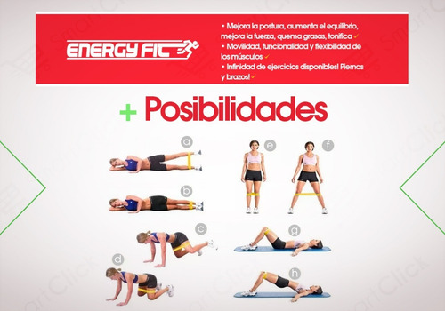 Imagen 3 de 10 de Kit 3 Bandas Elasticas Circular Medium + Hard + Extra Hard