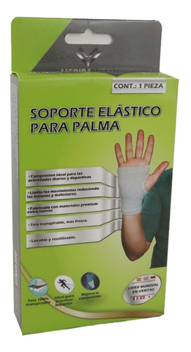 Imagen 6 de 6 de Venda Soporte Elastico Mano Dolores Palma Medica Vital