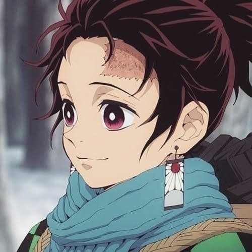 Aretes Tanjiro Kamado Hanafuda Kimetsu No Yaiba Demon Slayer
