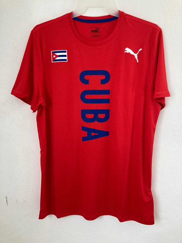 Playera Puma De La Selección Cubana De Atletismo T-l