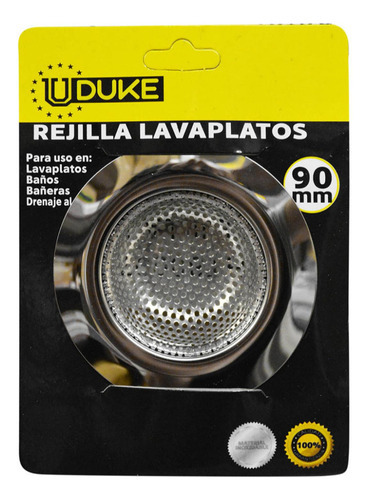 Rejilla Lavaplatos Uduke Acero Inoxidable 3  (90mm)