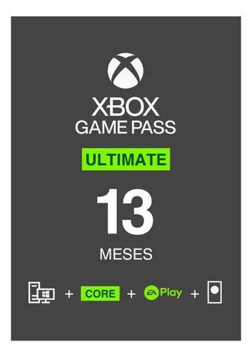 comprar Cartão Microsoft Xbox Game Pass Ultimate Digital 13 meses