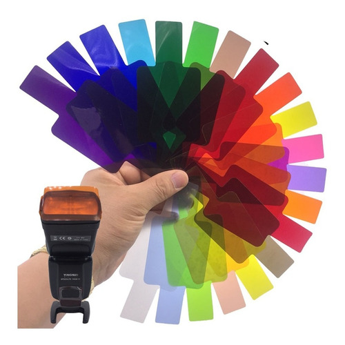Filtros Difusores Colores Para Flash Speedlight
