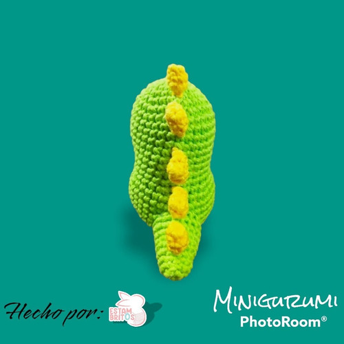 Minigurumi Dinosaurio Artesanal - Tejido A Mano