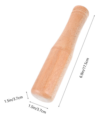 Machacadora De Ajo Wood Pestle Muddler, Herramienta Para Mac