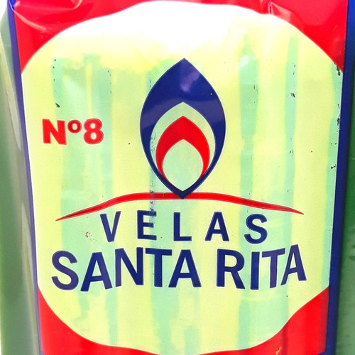 Vela Verde Palito Votiva Parafina Tradicional Kit 3 Und