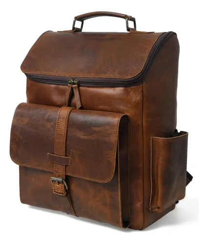 comprar Mochila Jajmo Legacy De Cuero De Grano Superior Para Hombres