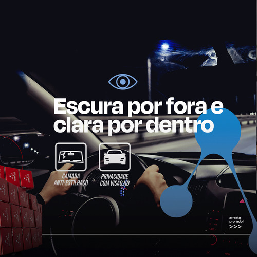 Película Nano Cerâmica Térmica Honda City Hatch 2022-2024