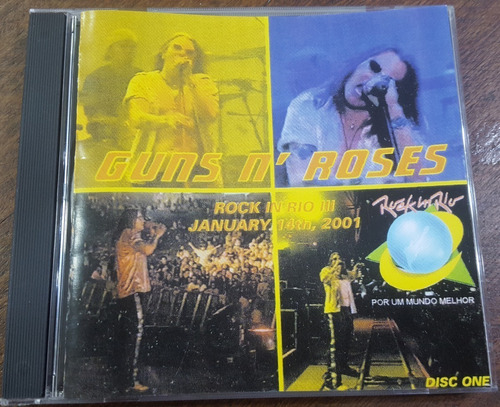 Guns N' Roses - Rock In Rio 3 2001 Vol 1 Cd Slash Metallic 