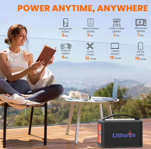 Lithova Planta Portatil 1.000 Watts Lifep04 Nuevo !!!