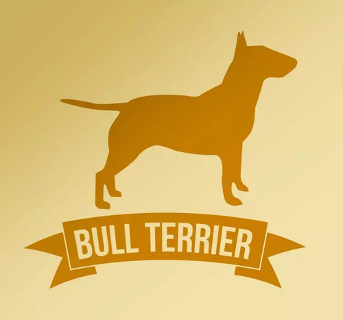 Vinilo Adhesivo  Decorativo Perro Bull Terrier 04