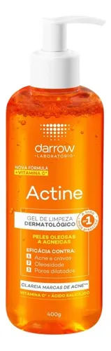 Gel de Limpeza Facial Com Vitamina C Actine 400g Darrow