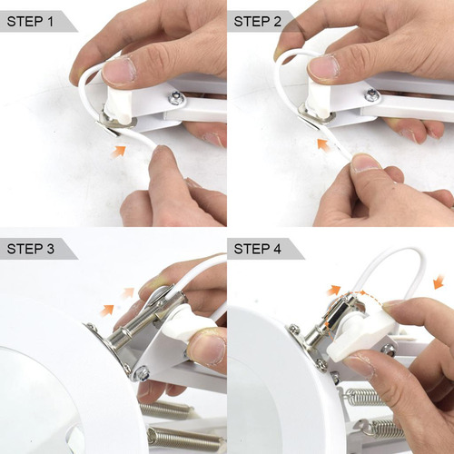 2pcs Usb Led Luz Lupa Lámpara Lámpara De Escritorio