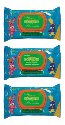 Imagem 1 de 1 de Backyardigans Toalhas Umedecidas C/40 (kit C/03)