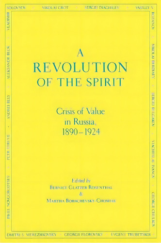 A Revolution Of The Spirit, De Bernice Glatzer Rosenthal. Editorial Fordham University Press, Tapa Blanda En Inglés