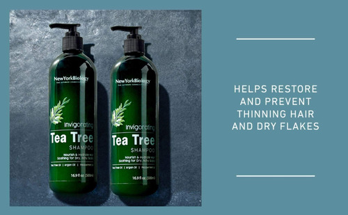Conjunto De Shampoo E Condicionador New York Biology Tea Tre
