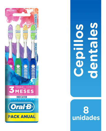 Oral-b Indicator Cepillo Dental 4 Unidades - Pack X2