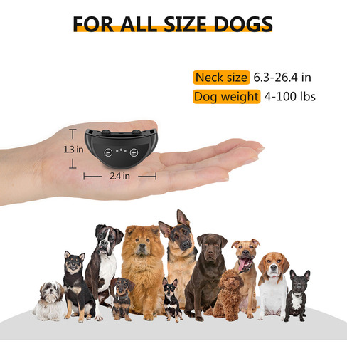 Collar Antiladridos Recargable For Perros De Todos Los Tama