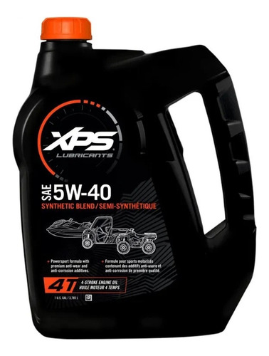 Aceite De Mezcla Sintética Xps 4 Tiempos 5w-40 Galón Msi