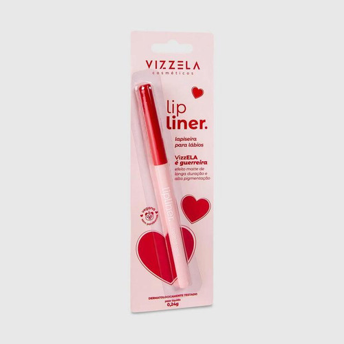 Lapiseira Labial Vizzela Lipliner 04-guerreira