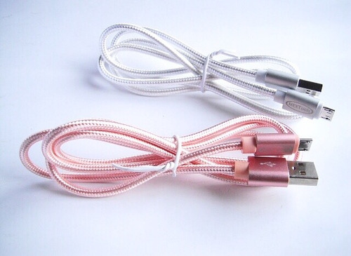 Resistente Cable De Datos Micro Usb Para Smartphone Nylon