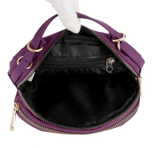 Imagen 3 de 7 de Bolsa Mariconera Cartera Crossbody Dama Capitonada