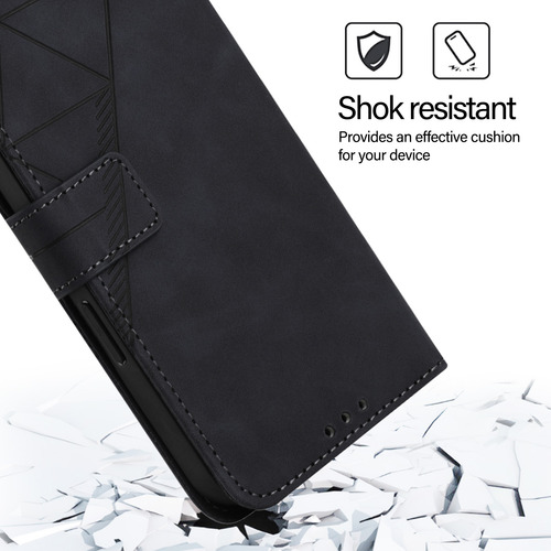 Funda De Piel Empresarial Para Motorola E15, A Prueba De Salpicaduras, 3 Ranuras Para Tarjetas, Soporte, Bloqueo Rfid, 6 Colores