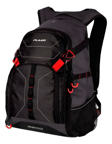 Mochila Para Pesca Nylon Backpacks 3 Estojos - Plano Cor Preto Desenho do tecido Liso